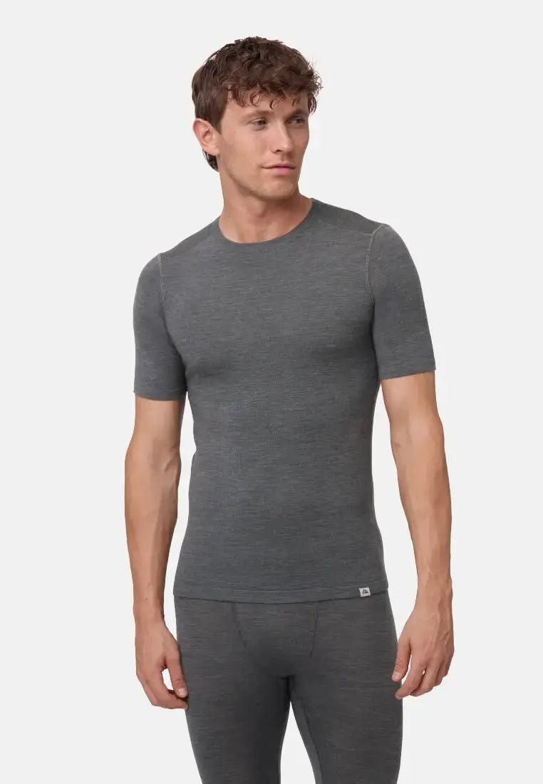 DANISH ENDURANCE Core Merino T-shirt i mørkegrå til mænd