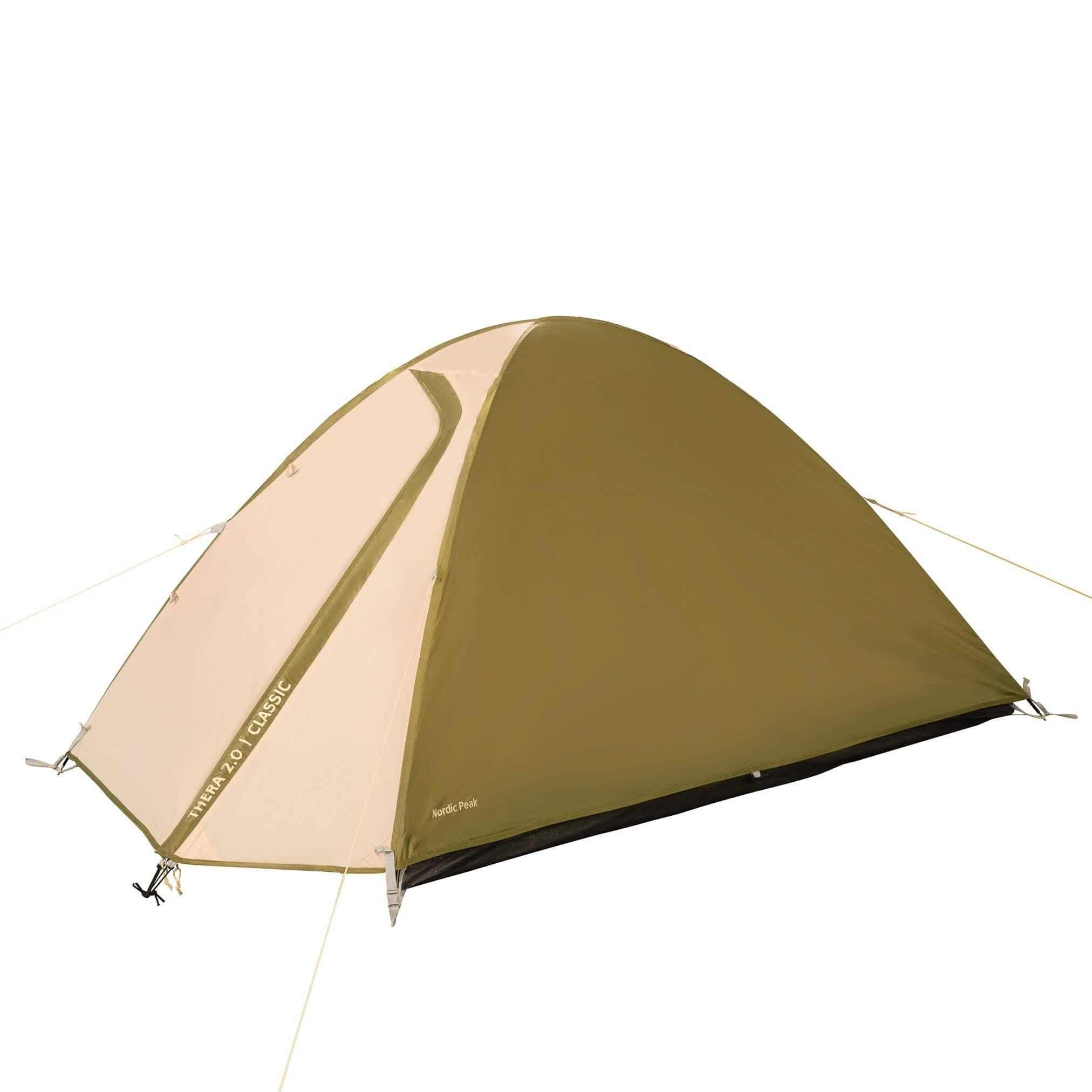 Nordic Peak Thera 2.0 Classic igloetelt opstillet i grønt