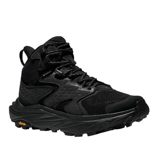 Hoka Anacapa 2 Mid GTX vandrestøvle til dame i sort med tyk mellemsål