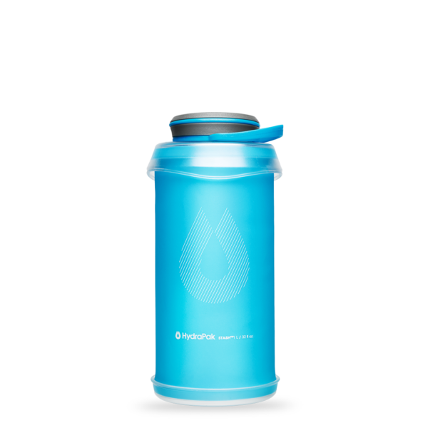 Stash bottle 1L, sammenfoldelig drikkedunk i farven Malibu