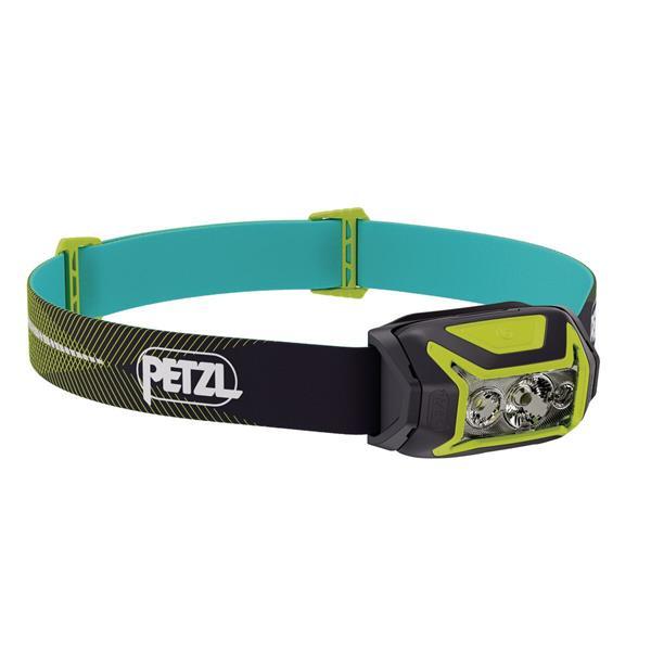 Petzl Actik Core pandelampe i grøn med genopladeligt Core-batteri