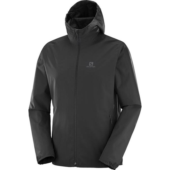 Salomon Essential Jacket, sort skaljakke til mænd
