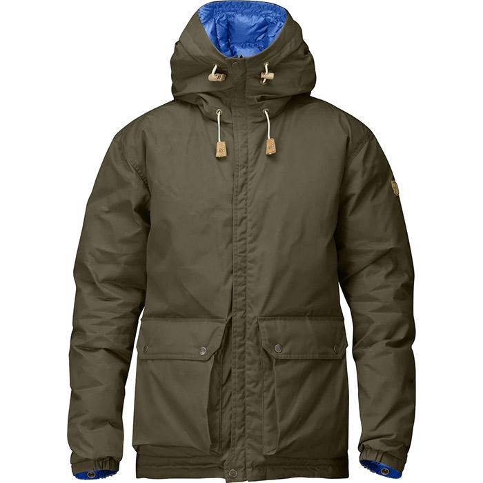 Fjällräven Down Jacket No. 16 til herre i mørk oliven