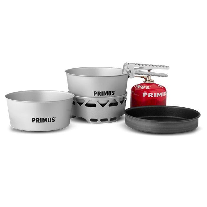 Primus Essential Stove Set med integreret gasbrænder og 1,3 liter gryde